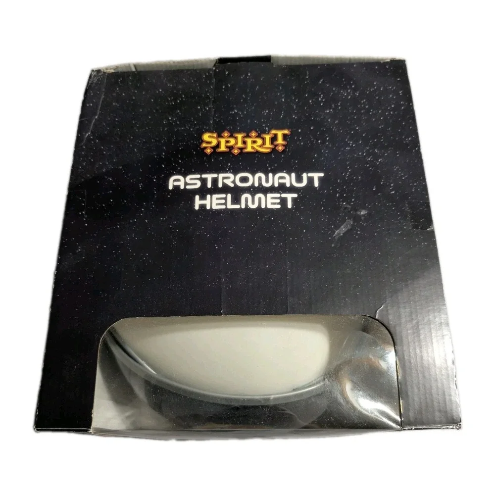 Spirit Halloween Astronaut Helmet White Space Costume Cosplay Adult w/ Box
